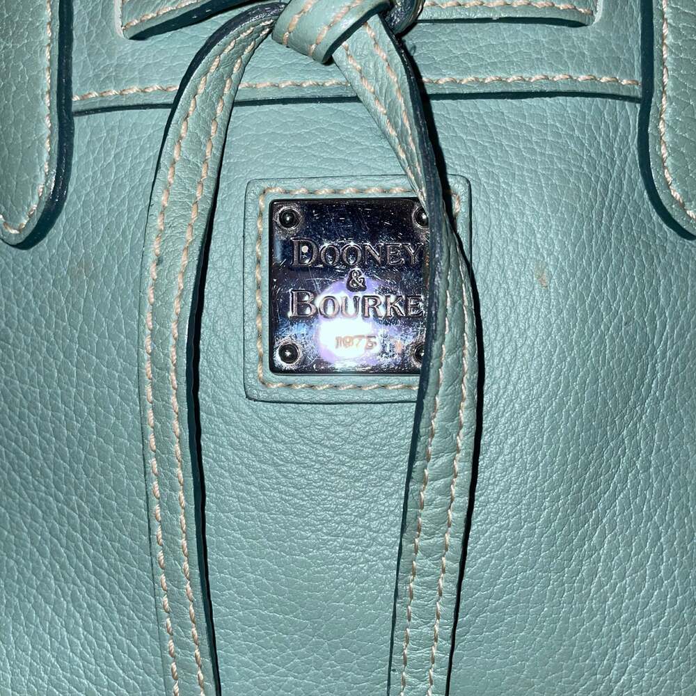 Dooney & Bourke Pebbled Leather Tassel Tote Bag - Picture 3 of 10